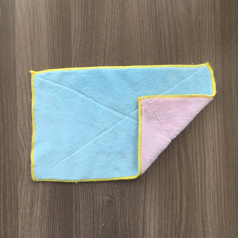 

3pcs/lot New Fashion Kitchen Dishwashing Cloth Mixed Color Microfiber Car Cleaning Towel Kitchen Washing Polishing Cloth OK 0605
