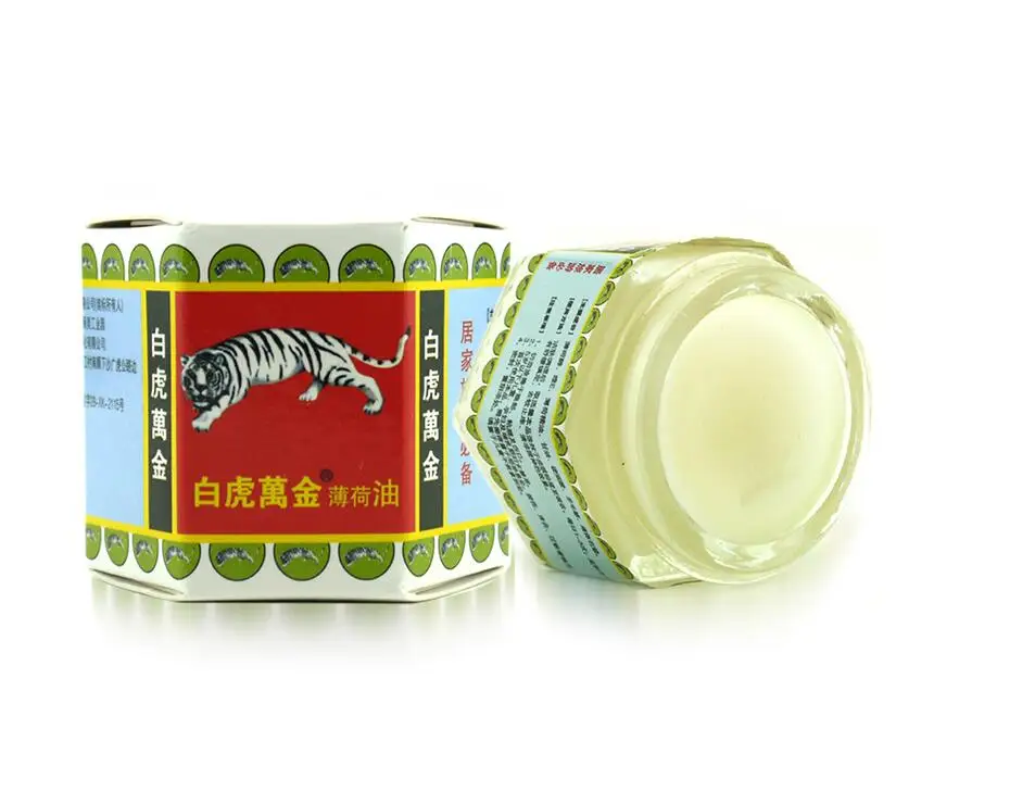 

1PCS Tiger Balm White Ointment Insect Bites Extra Strength Pain Muscle Relieving Arthritis Joint Body Pain Thailand Painkiller