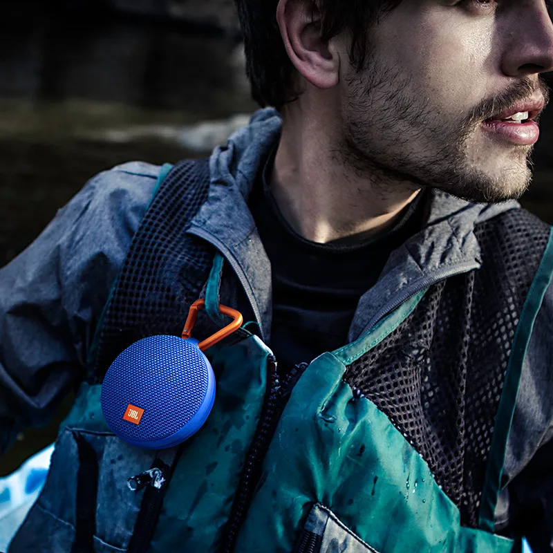 JBL Clip2 Музыкальная Коробка 2 Bluetooth портативный динамик аудио открытый мини звуковой динамик IPX7 водонепроницаемый дизайн Hi-Fi без шума разговора