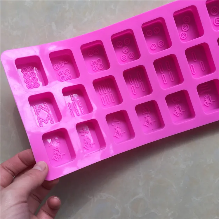 DIY Кук плесень 21 даже все цвета маджонг силикагель шоколадные конфеты украшение