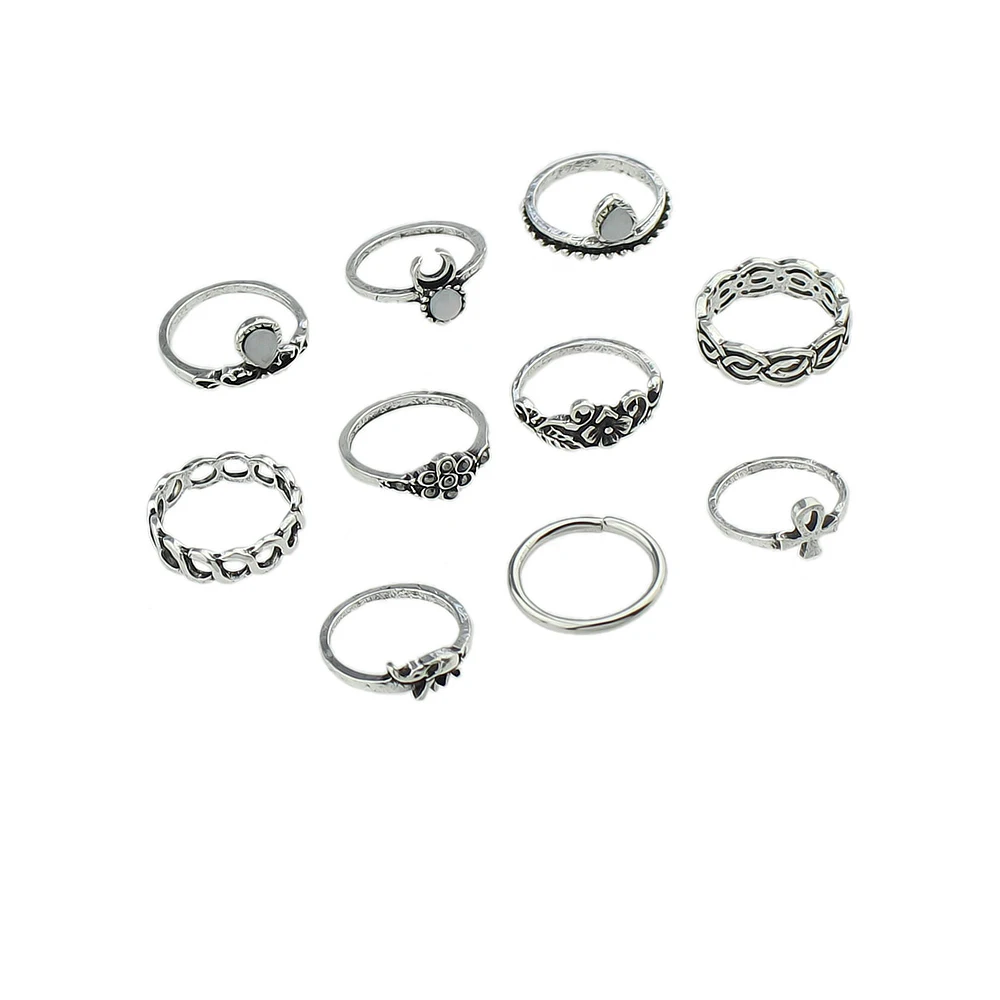 10 шт./компл. чешские Античная Цвет серебристый Золотой панк Слон Цветок капли