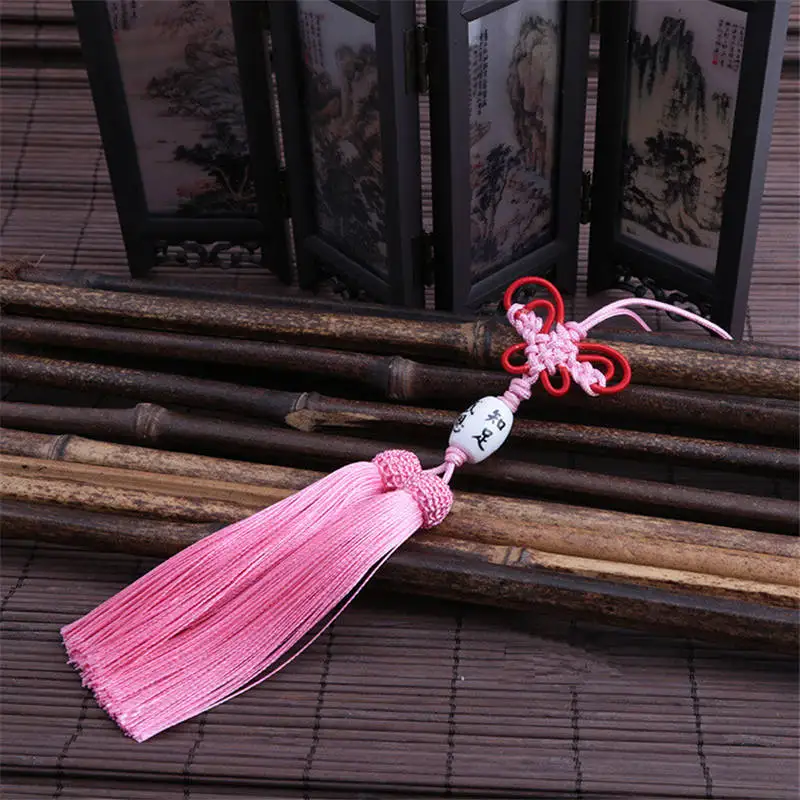 DoreenBeads 1 шт. один цвет кисточкой ручной работы ключ бантом китайские узлы шторы