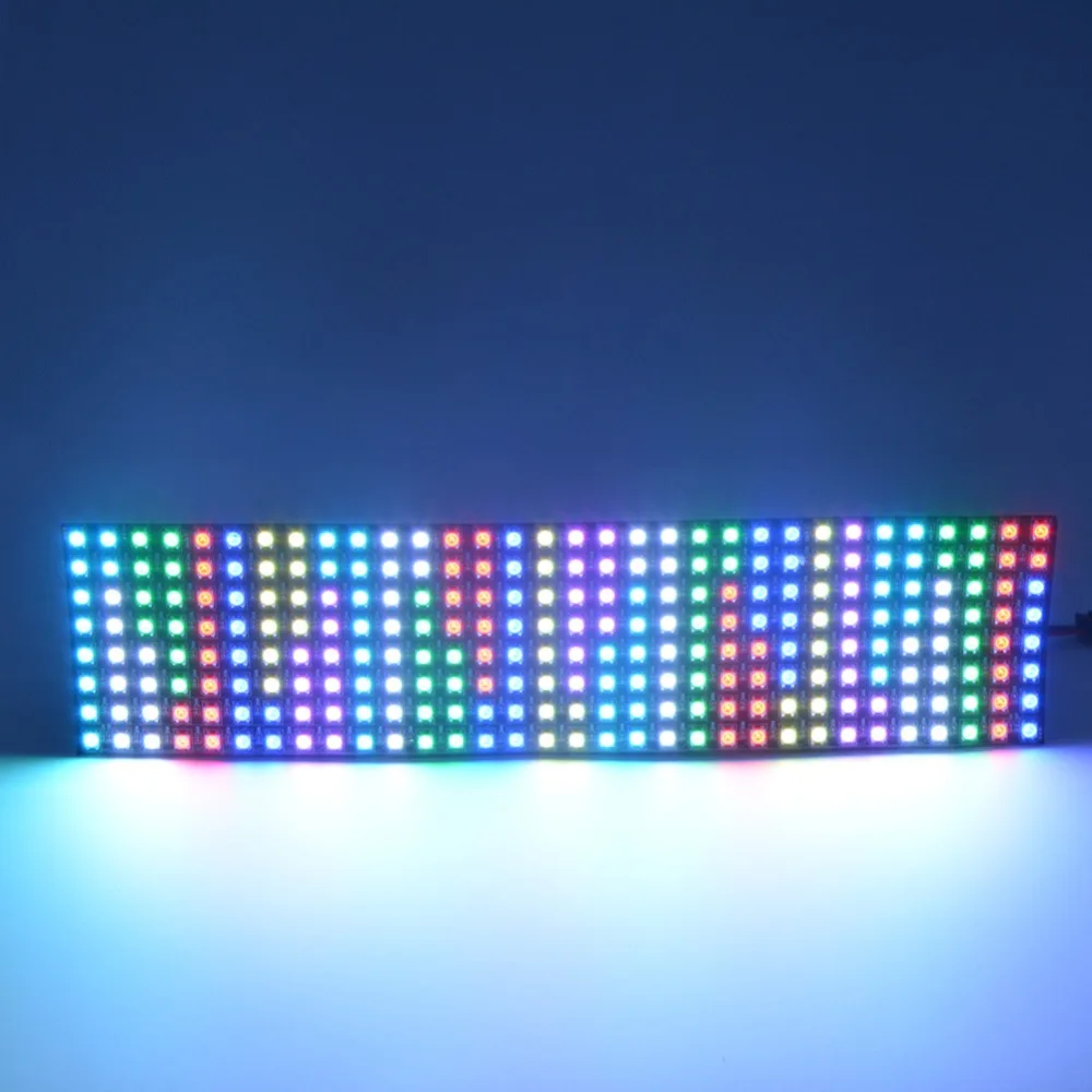 8*32 256 светодиодов полноцветная панель WS2812B SK6812 WS2812 5050 RGB Гибкая Пиксельная DC5V|5050