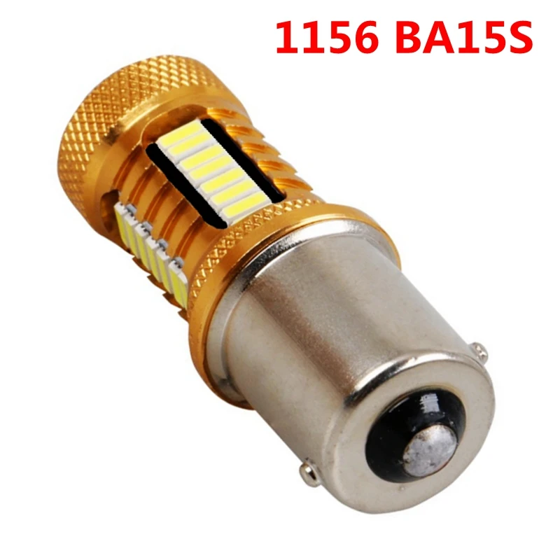 2 шт. 1156 P21W BA15S 1157 P21/5 Вт BAY15D CREE чип светодиодный авто поворотов Обратный светильник стояночный тормоз лампы дневного светильник - Испускаемый цвет: 1156 BA15S