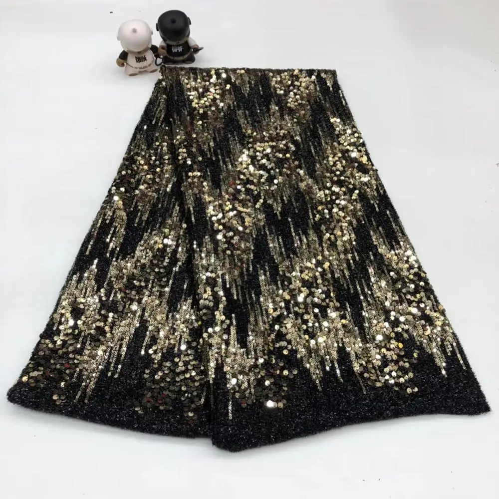 

Cassiel Sequins Lace Fabric High Quality Wedding African Lace Fabric Embroidery Tulle Lace For Peach Nigerian Lace Fabric