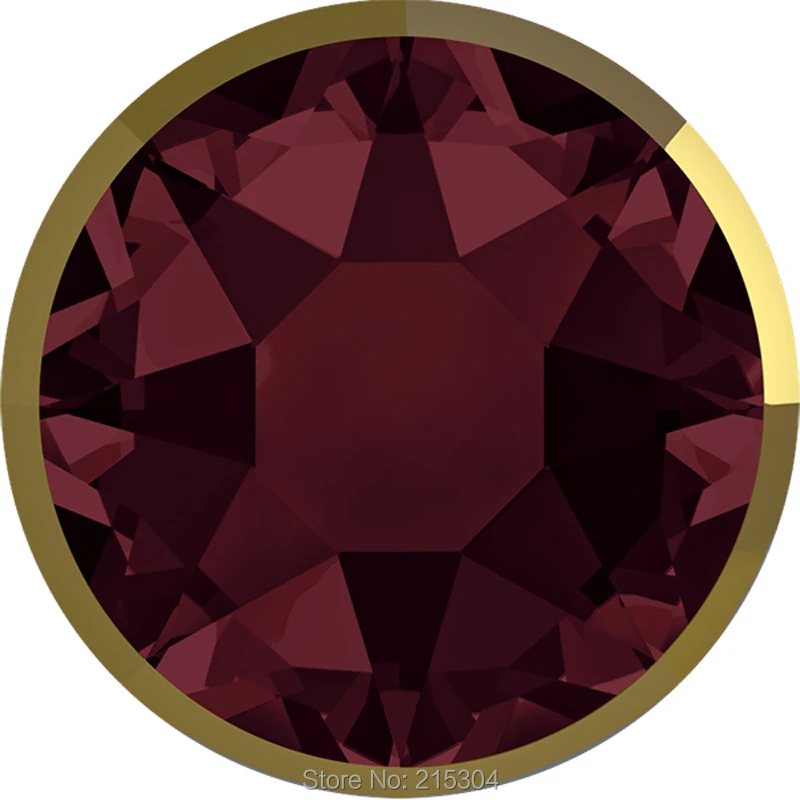 Новинка 2019-20 элементов Сваровски в оправе 2088/I бордовые Dorado (без горячей фиксации)