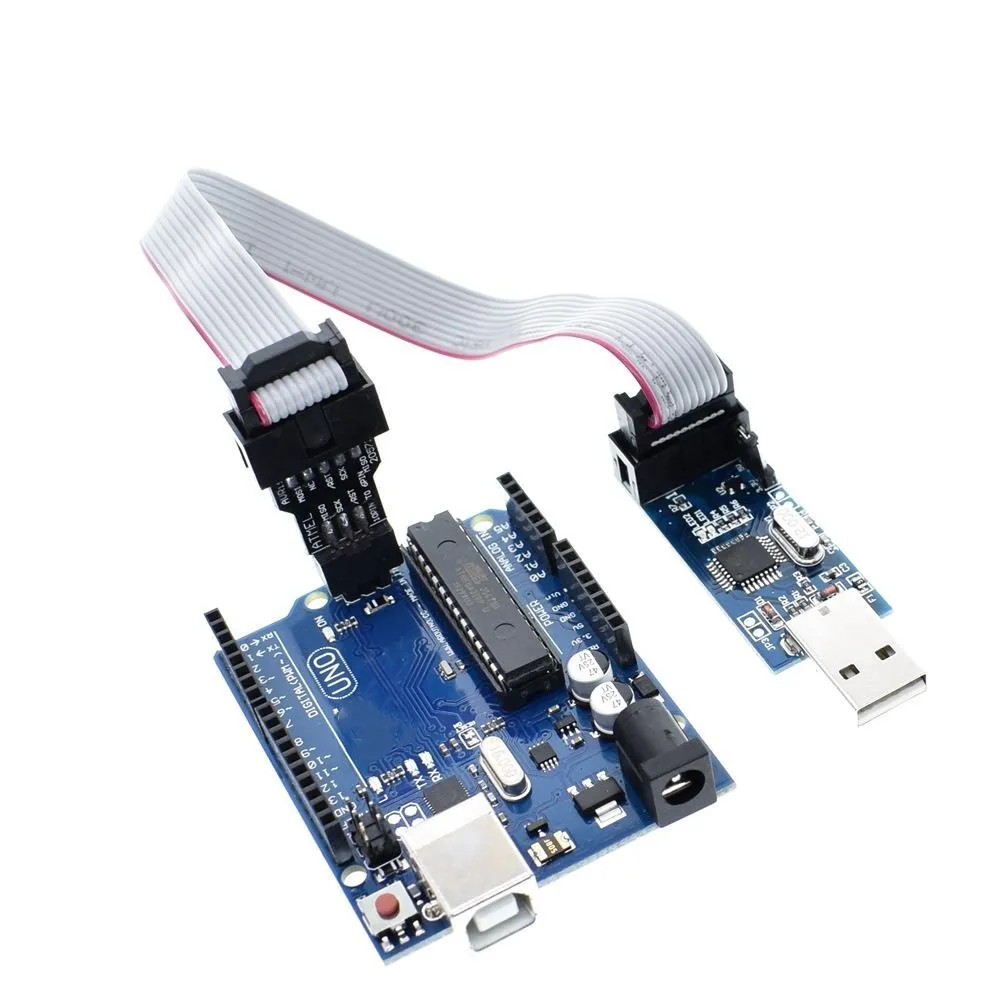 TZT USBASP USBISP AVR программист USB ISP USB ASP ATMEGA8 ATMEGA128 Поддержка Win7 64K для Arduino