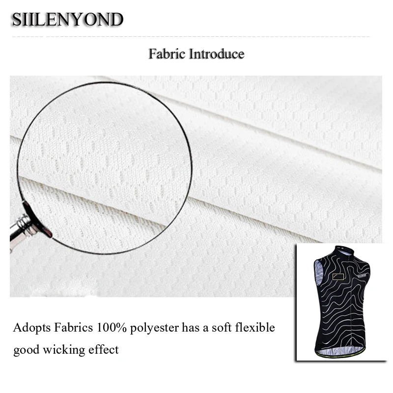 Siilenyond Pro летние велосипедные жилеты быстросохнущие без рукавов MTB велосипедная