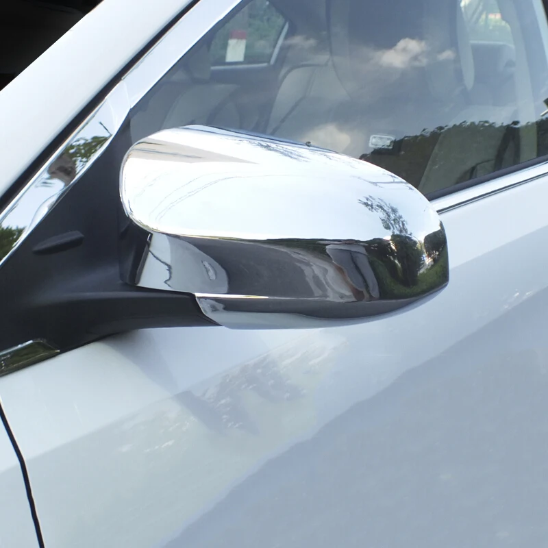2 шт. хромированные чехлы на зеркала заднего вида для Toyota Vios/Yaris sedan 2014 2015