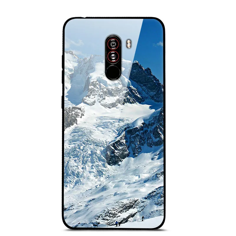 39 Для xiaomi POCOPHONE F1 POCO F1 6 ГБ 64 Гб чехол из закаленного стекла с изображением планеты Космос чехол из стекла для xiaomi Poco F1 Pocophone F1 - Цвет: 39
