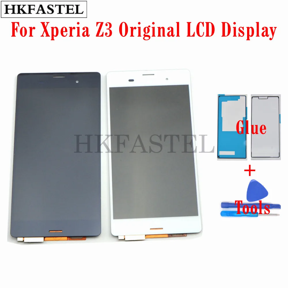 HKFASTEL ЖК дисплей для Sony Xperia Z3 L55T L55U новый оригинальный полный сенсорный экран
