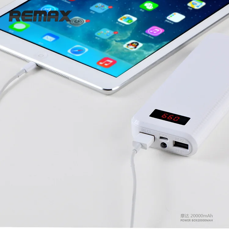 Remax для Xiaomi iphone XS Max 30000 мАч Внешний аккумулятор PoverBank 2 USB lcd power Bank портативное зарядное устройство для мобильного телефона