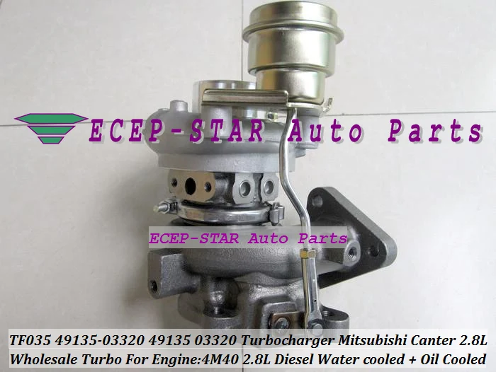 Турбо TF035 49135-03320 4913503320 3214994 100410002 для MITSUBISHI Canter Challanger Delica L400 Pajero Shogun CAT307 4M40 2.8L |