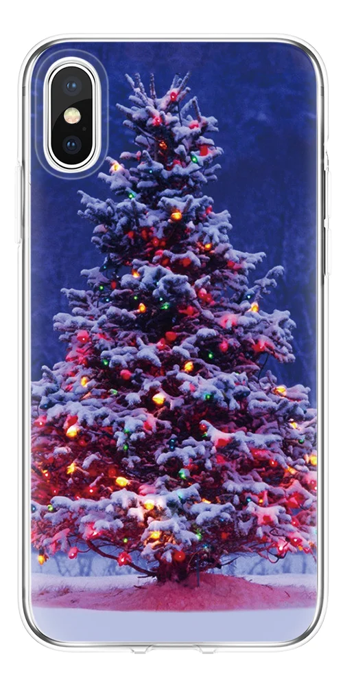 Веселый Рождественский из ТПУ чехол для iPhone XR чехол для iPhone 11 Pro XS MAX X 4 4S 5S 5C SE 6 6S 7 8 Plus чехол для iPhone 5