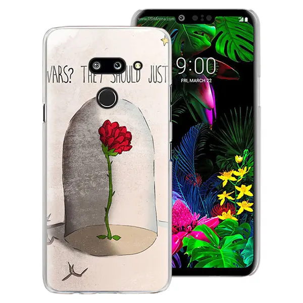 12 Маленький принц Роза чехол для телефона чехол для LG G7 G8 ThinQ G5 G6 V30 V40 V50 ThinQ Q6 Q7 жесткий чехол-накладка - Цвет: 12