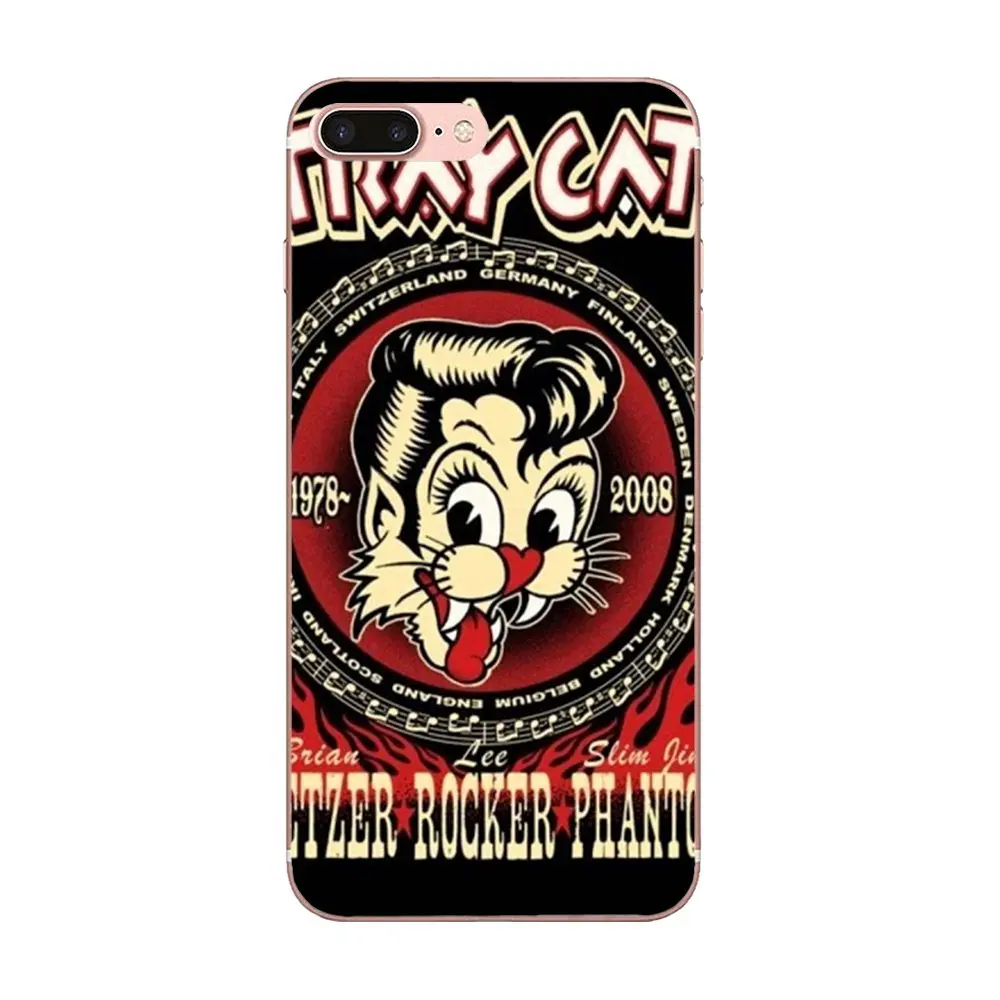 TPU Custom Design Stray Cats Rockabilly For Huawei Honor 4C 5A 5C 5X 6 6A 6X 7 7A 7C 7X 8 8C 8S 9 10 10i 20 20i Lite Pro | Мобильные
