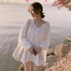 Новое поступление осени 2022, милая и свободная темпераментная рубашка с V-образным вырезом и длинным рукавом, женские узкие солнцезащитные блузы, женские блузы, бесплатная доставка