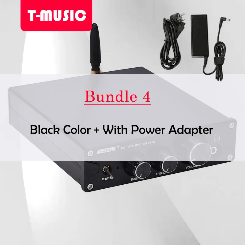 Bundle 4 HiFi TPA3116 100 Вт* 2 Bluetooth 5,0 APTX W/ES9018K2M DAC стерео усилитель мощности - Цвет: Bundle 4