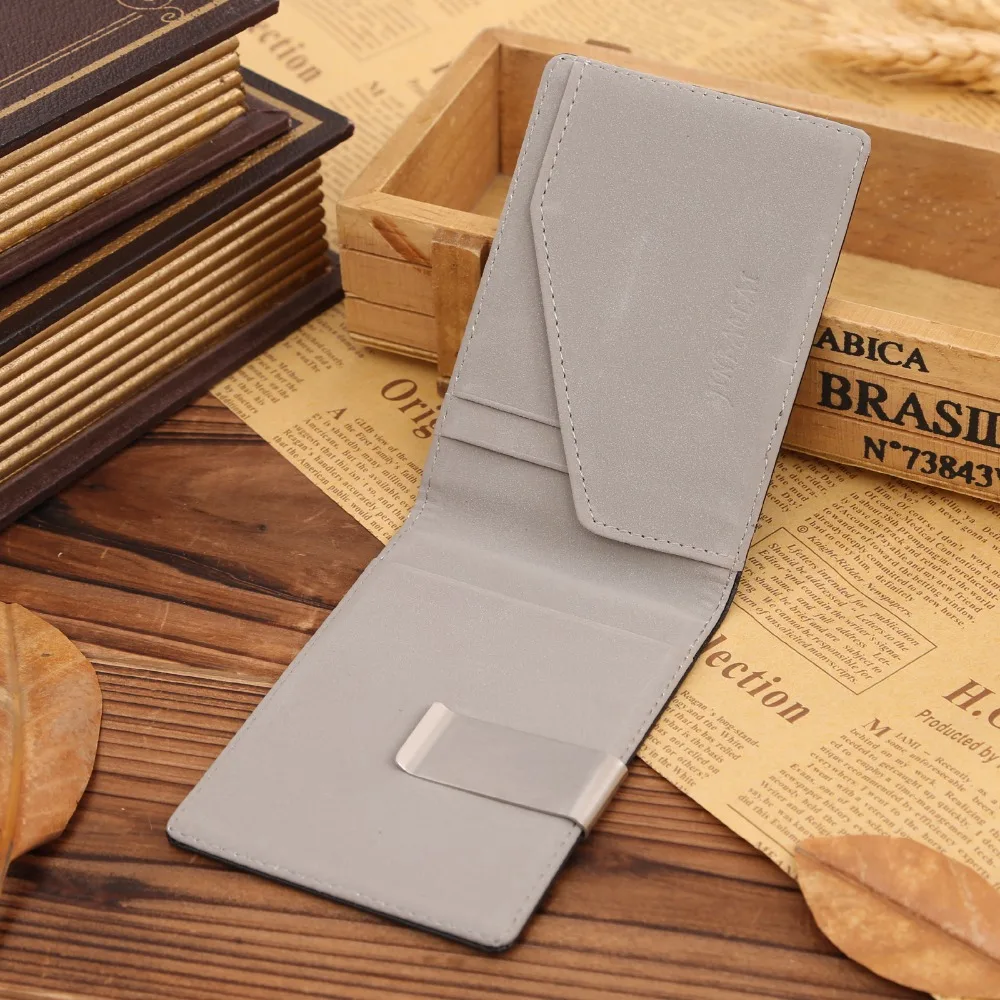 Новый Бренд 2016 г. клатч Женские Кошельки Для мужчин Цвет кожа Зажимы для денег