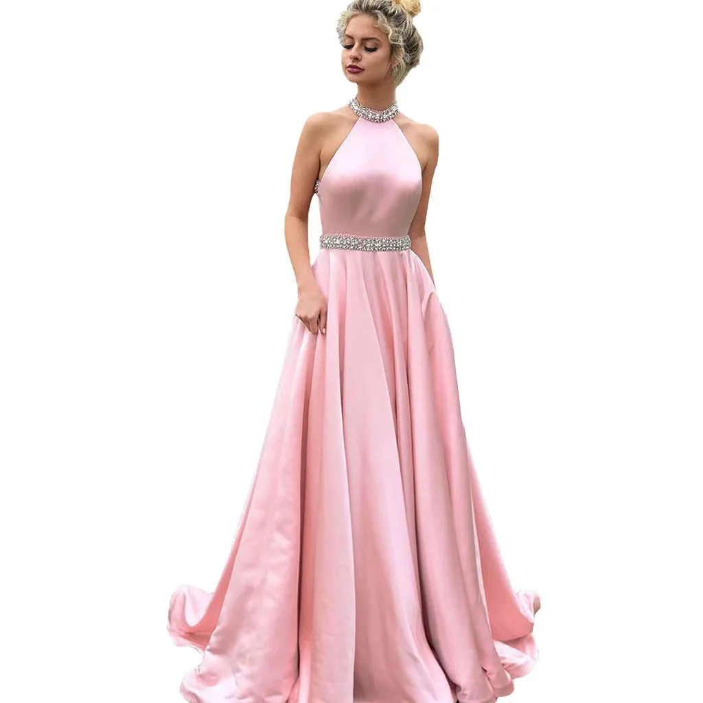 Женское вечернее платье для выпускного вечера бальное сексуальное длинное с