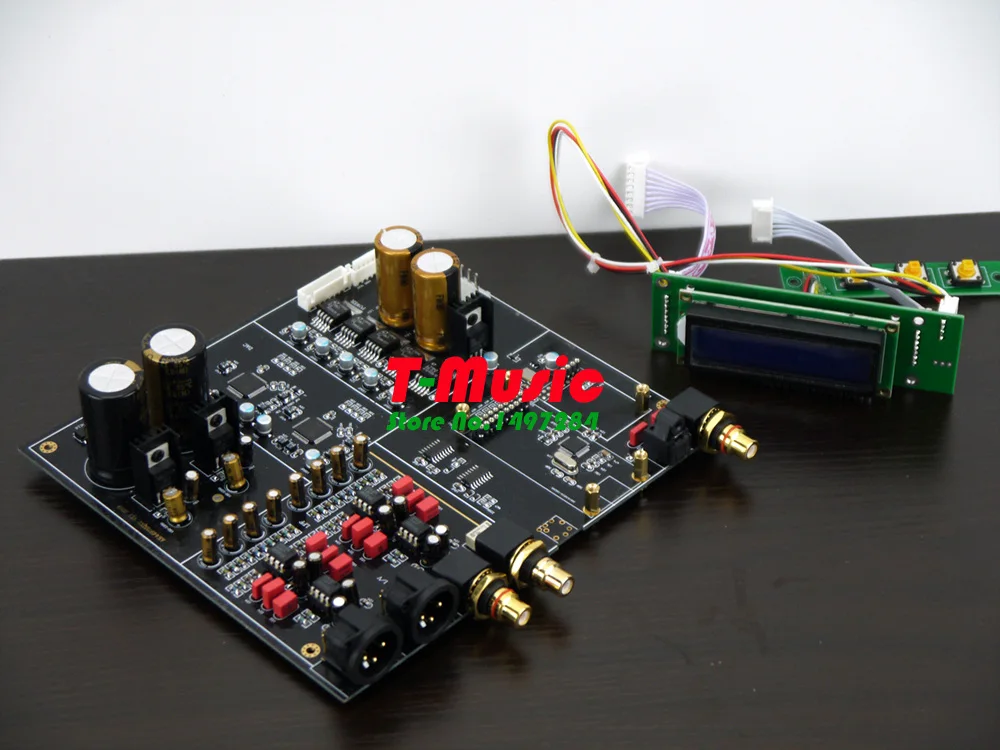 Двойной AK4497 Bluetooth 5,0 DAC декодер плата поддержка XMOS/Amanero ies USB вход/XLR сбалансированный выход