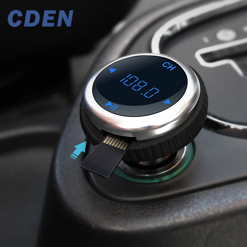 Автомобильный fm передатчик CDEN Bluetooth Handsfree MP3 плеер USB беспроводное зарядное