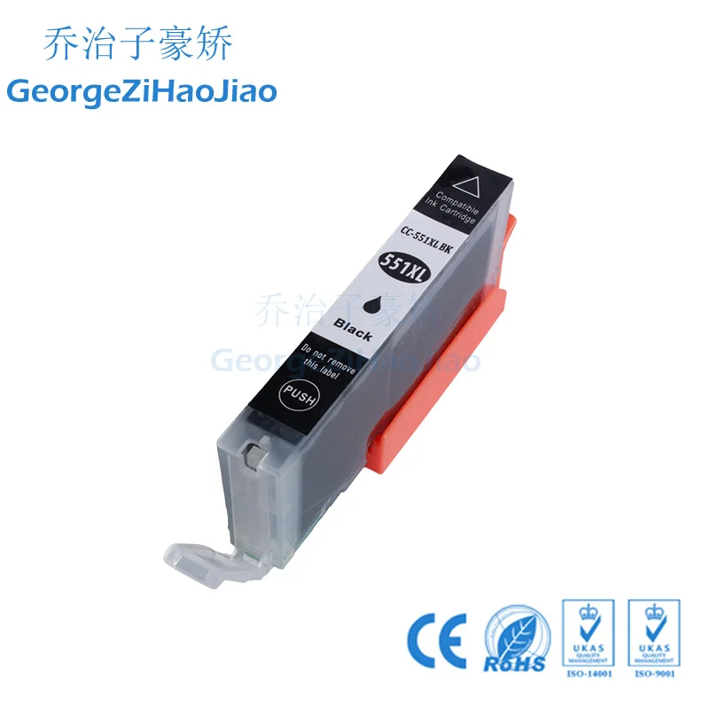 6 шт. 550XL Совместимость с PGI550 Canon Pixma iP7250 MG5450 MG5550 MG5650 MG5655 MG6350 MG6450 MX925|Чернильные