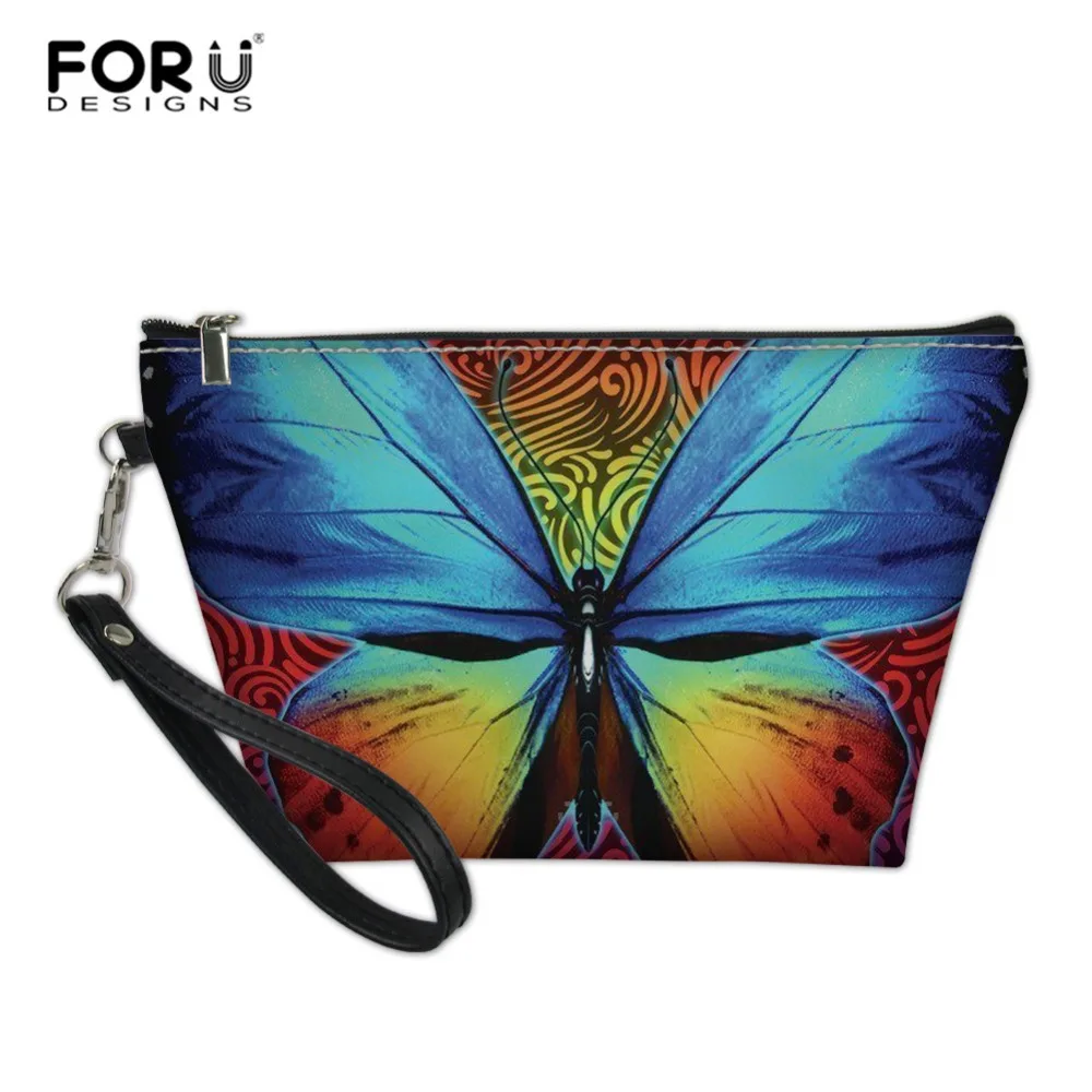 FORUDESIGNS/крутая косметичка для путешествий с тигром, чехол для макияжа с изображением Льва, женская сумочка на молнии, сумочка для макияжа, органайзер, сумка для хранения