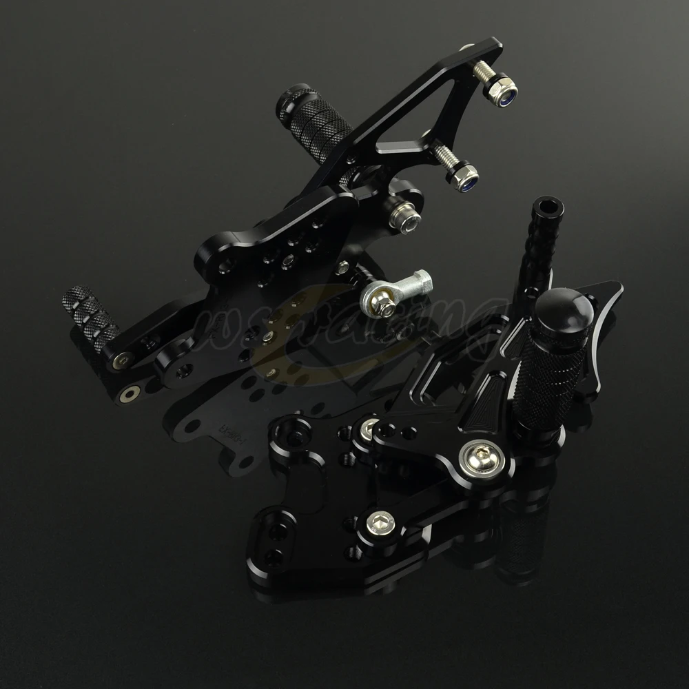 CNC регулируемые мотоциклетные заготовки подножки педали отдых подножки Rearset для KAWASAKI NINJA300 NINJA 300 2013