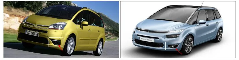2 шт. для Citroen C4 Picasso/C4 Grand Picasso 2006- 9 шт. светодиодный s чипы светодиодный противотуманный светильник H11 12 В 55 Вт галогенный противотуманный светильник s