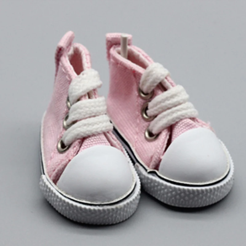 9 color Assorted 5 cm Canvas Shoes For BJD Doll Fashion Mini Toy Sneaker Bjd for Russian Accessories | Игрушки и хобби