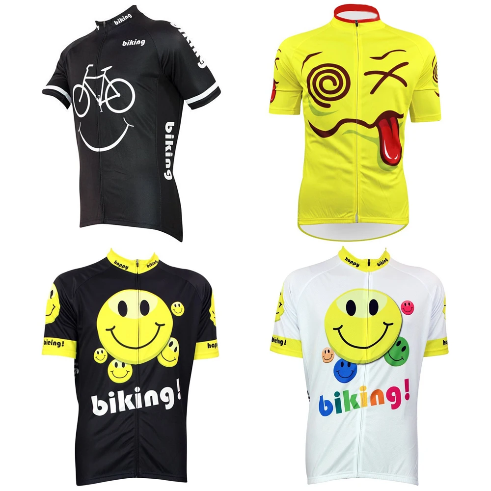5 выбранных новинок велосипедная майка с изображением смайлика на заказ дышащая