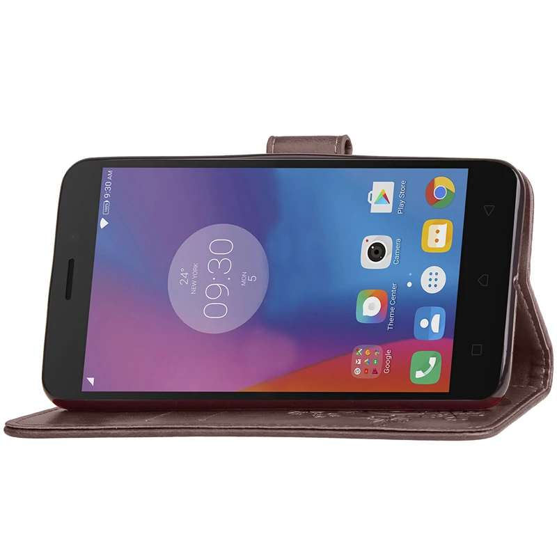 Для lenovo K6 кожаный откидной Чехол-Кошелек с подставкой для lenovo Vibe K6 Мягкий силиконовый чехол с подставкой Чехол для телефона 5,0 дюймов