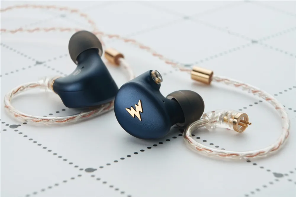 Whizzer A-HE03, гибридные Наушники Hi-Res с арматурным покрытием, Hi-Fi, басовые наушники, 2-контактный разъем, 3,5 мм, в ухо, мониторы, Hi-Fi наушники