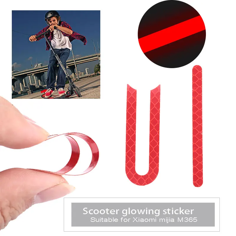 Светоотражающие наклейки самокат наклейка открытый спортивный инструмент