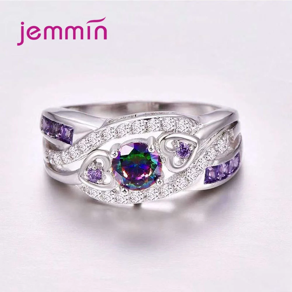 Модные кольца на палец из стерлингового серебра 925 пробы для женщин подарочное