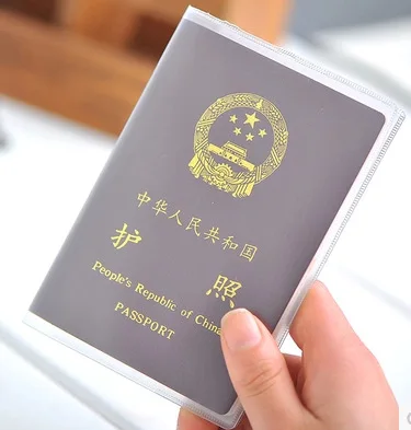 Модный прозрачный чехол для паспорта Uniego водонепроницаемый ПВХ держатель Id карт