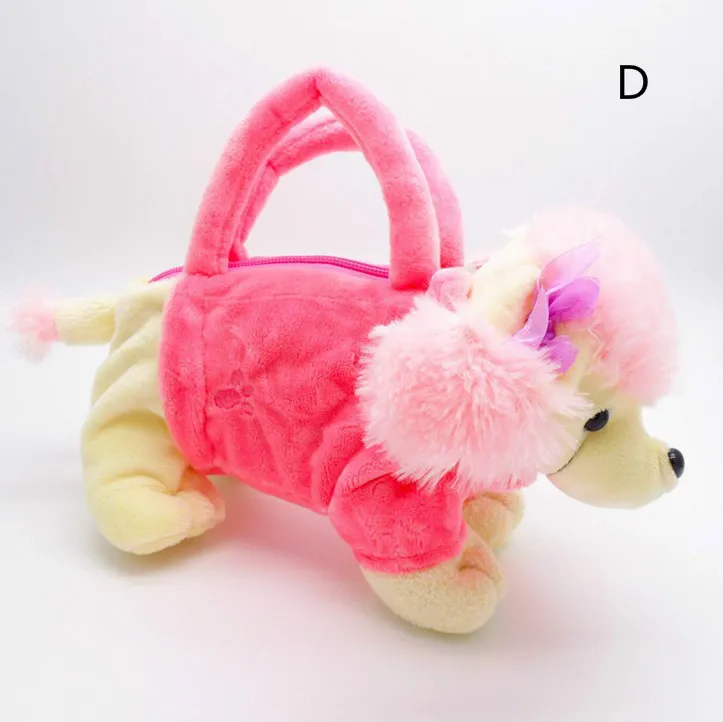 

Infant Children Backpacks Plush Toy Soft Appease Dog Puppy Handbag Doll Baby Plush Backpack Toys New Cute Cartoon Stuffed Doll