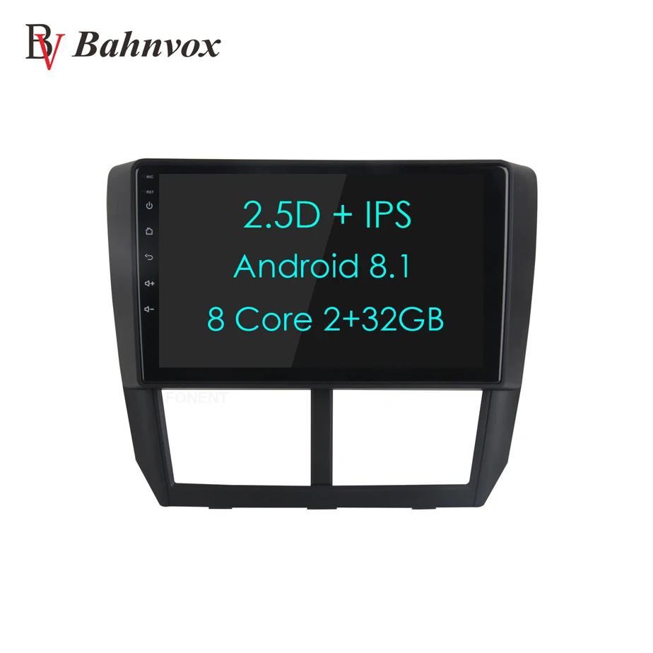 9 &quotIPS Android 8 1 Восьмиядерный автомобильный радиоприемник для subaru forester 2008 2012 dvd gps