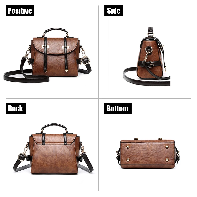 Youngboom из искусственной кожи Сумки Для женщин известных брендов Crossbody мешок ретро