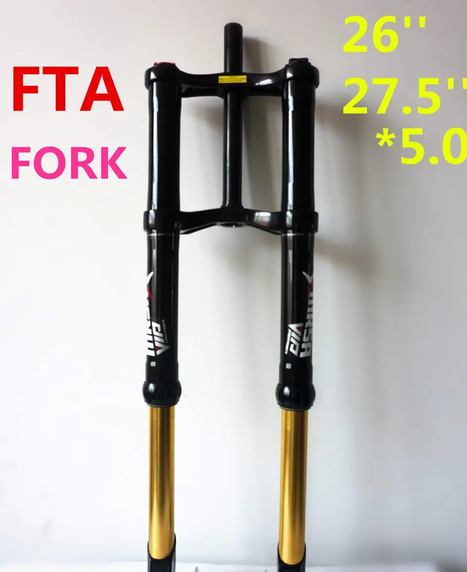fat fork Толстая вилка, подвеска для снежного велосипеда 20 мм* 150 мм 2"* 4,8 5,0", снежный/пляжный 27,5*4,8 DH, вилка, вал бочки, o. l. d, ebike - Цвет: fat fork
