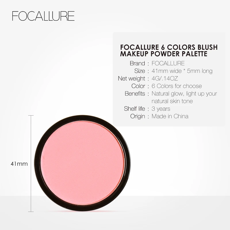 FOCALLURE Румяна Палитра телесного цвета матовый макияж для лица Высокая