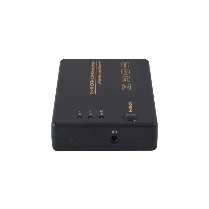 HDMI коммутатор 4 K 3 порта с ИК-управлением 4K60Hz HDCP 2 0 Dolby Atmos &amp ATS Автоматическое
