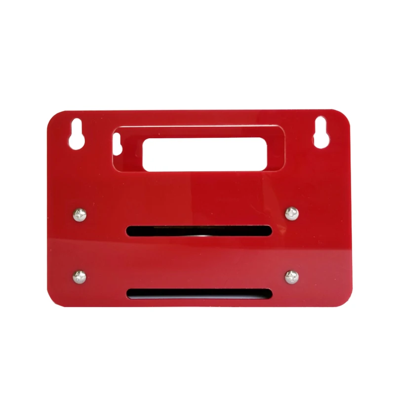 4-х отсековый акриловый подвесной кронштейн для жесткого диска 3,5 дюйма, механический ящик для дисков, красный держатель DIY.