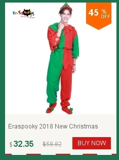 Eraspoooky, Рождественский костюм для мужчин, костюм Санта-Клауса, толстая Рождественская одежда, полный комплект, пальто, штаны, пояс, перчатки, сапоги, 5 шт. в комплекте
