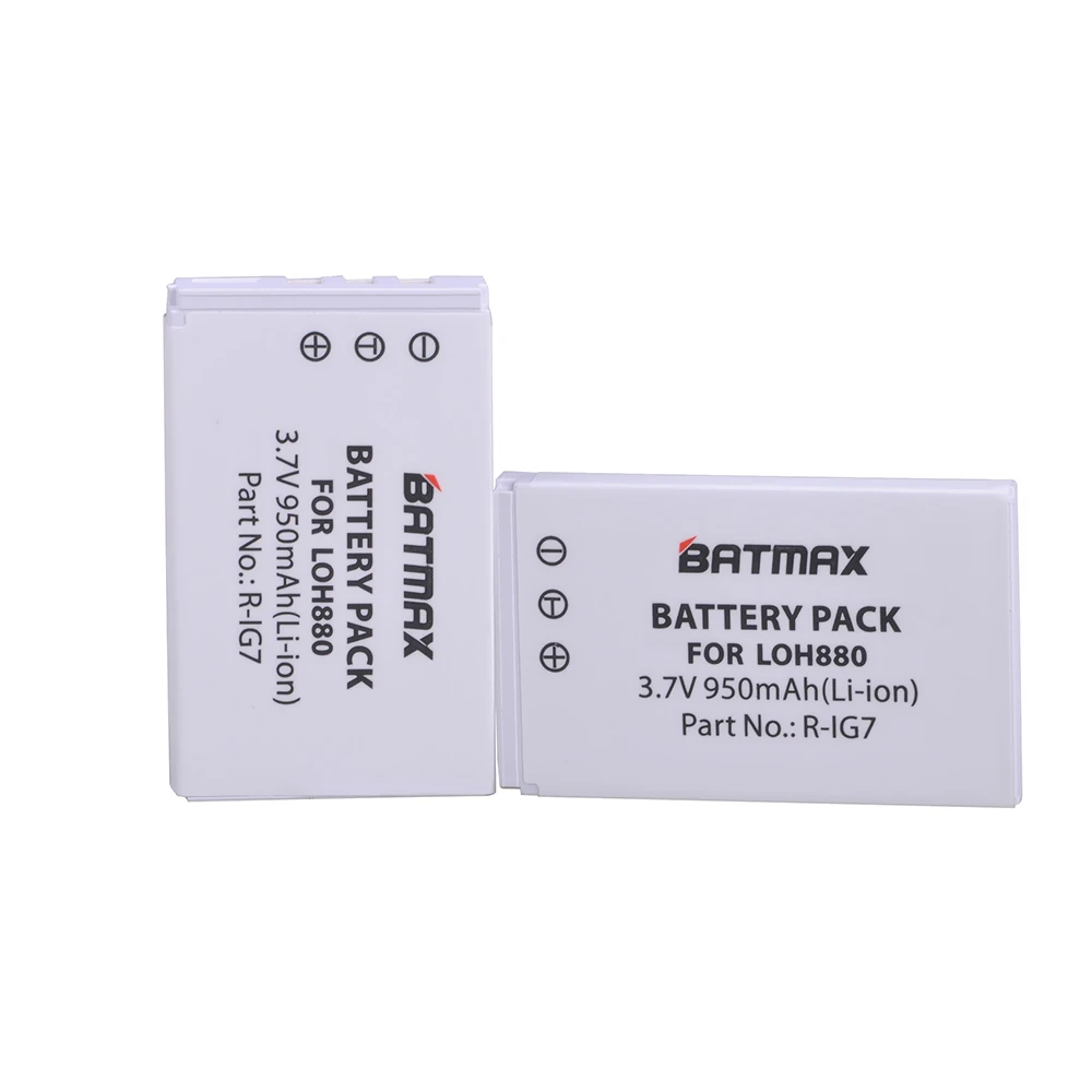 Batmax 4Pc R-IG7 Rechargeable Battery+Wall Charger for Harmony One LOH880 900 720 850 880 890 Pro H880 Universal Camera | Электроника