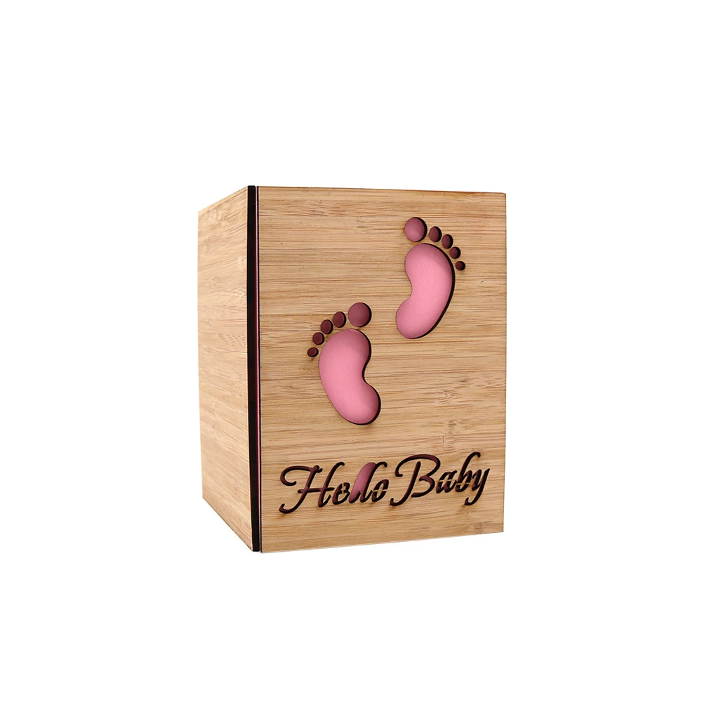 20 72pcslaser сократить bamboo baby shower born пригласительный билет дизайн|Открытки и