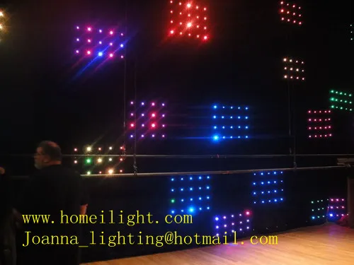 P18 3x6 м матрица видео занавес RGB DJ сценическое шоу фон перепрограмма динамическая