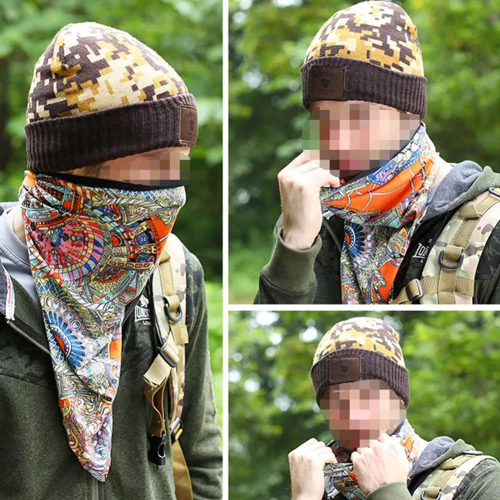 На открытом воздухе Охота шерстяная шапочка Кондор Camo камуфляжные зимние фитнес
