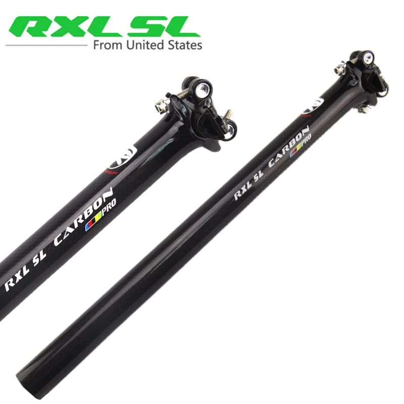 

RXL SL Road/MTB Carbon Seat posts Mountain Bike Seatpost Carbon PRO Seatposts Black 3K Gloss 27.2/30.8/31.6 Bicycle Seat Post